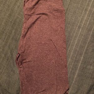 Heathered Purple LulaRoe Leggings OS